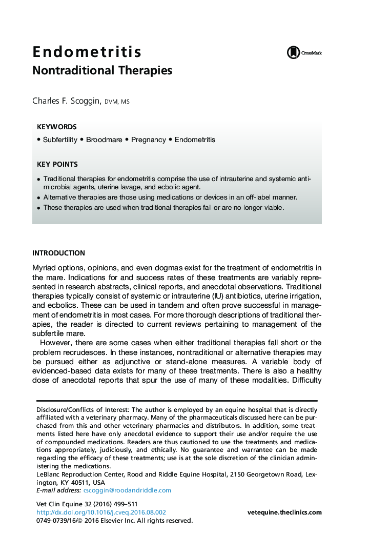 Endometritis