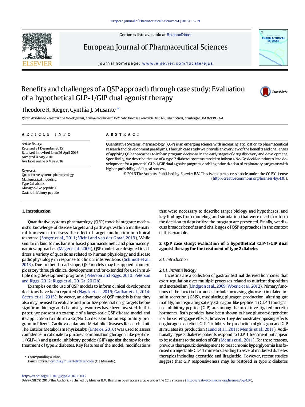 Benefits and challenges of a QSP approach through case study: Evaluation of a hypothetical GLP-1/GIP dual agonist therapy