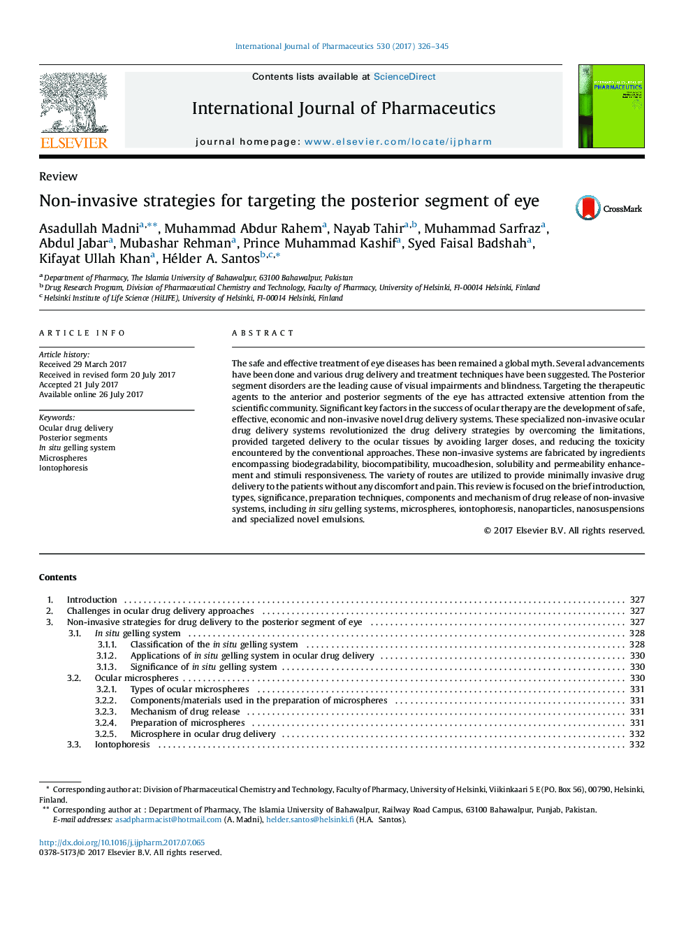 Non-invasive strategies for targeting the posterior segment of eye