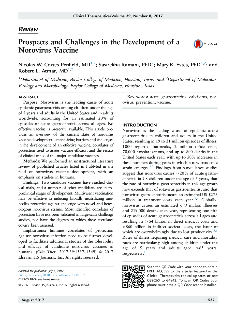 چشم انداز و چالش ها در توسعه واکسن نوروویر 
