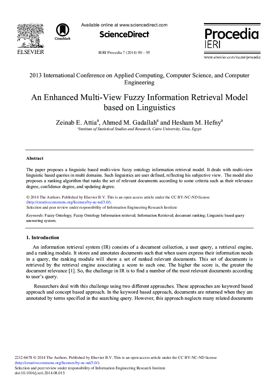 An Enhanced Multi-view Fuzzy Information Retrieval Model based on Linguistics 