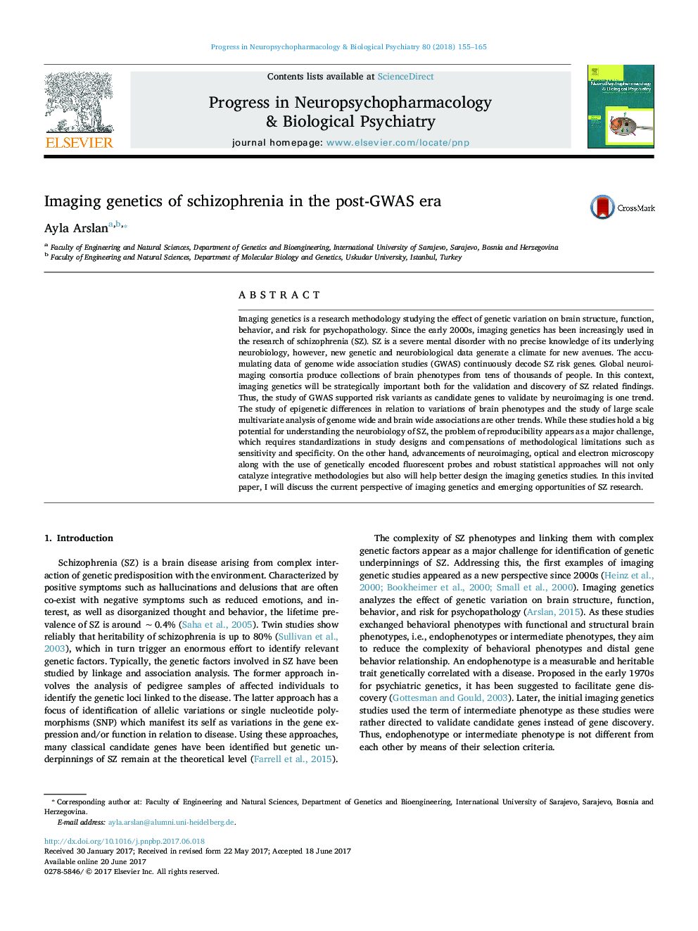 Imaging genetics of schizophrenia in the post-GWAS era
