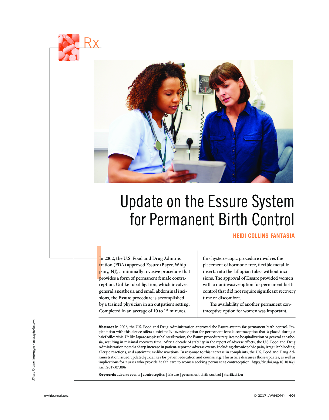 Update on the Essure System for Permanent Birth Control