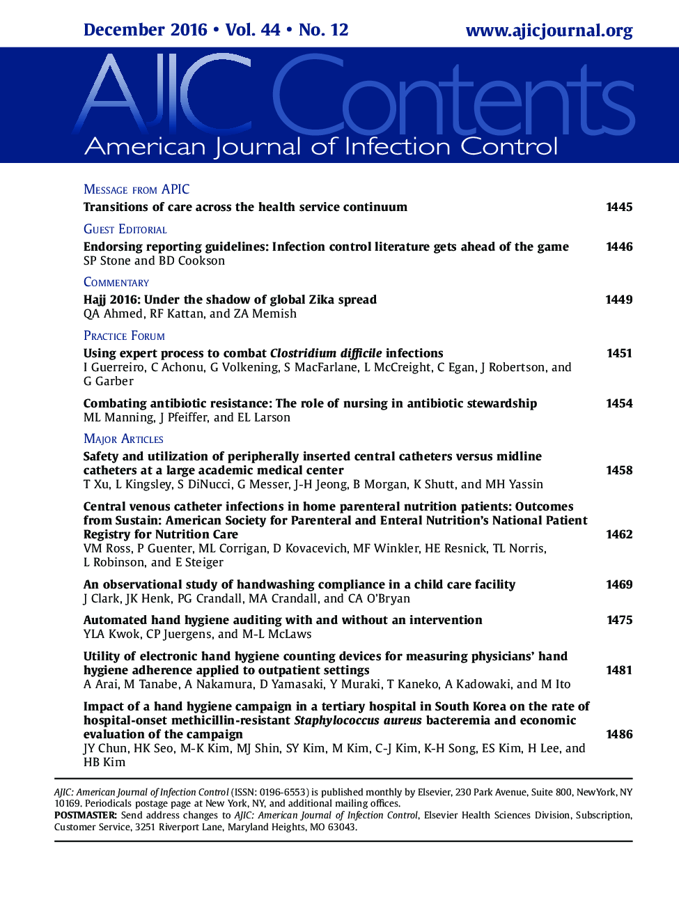 Table of Contents