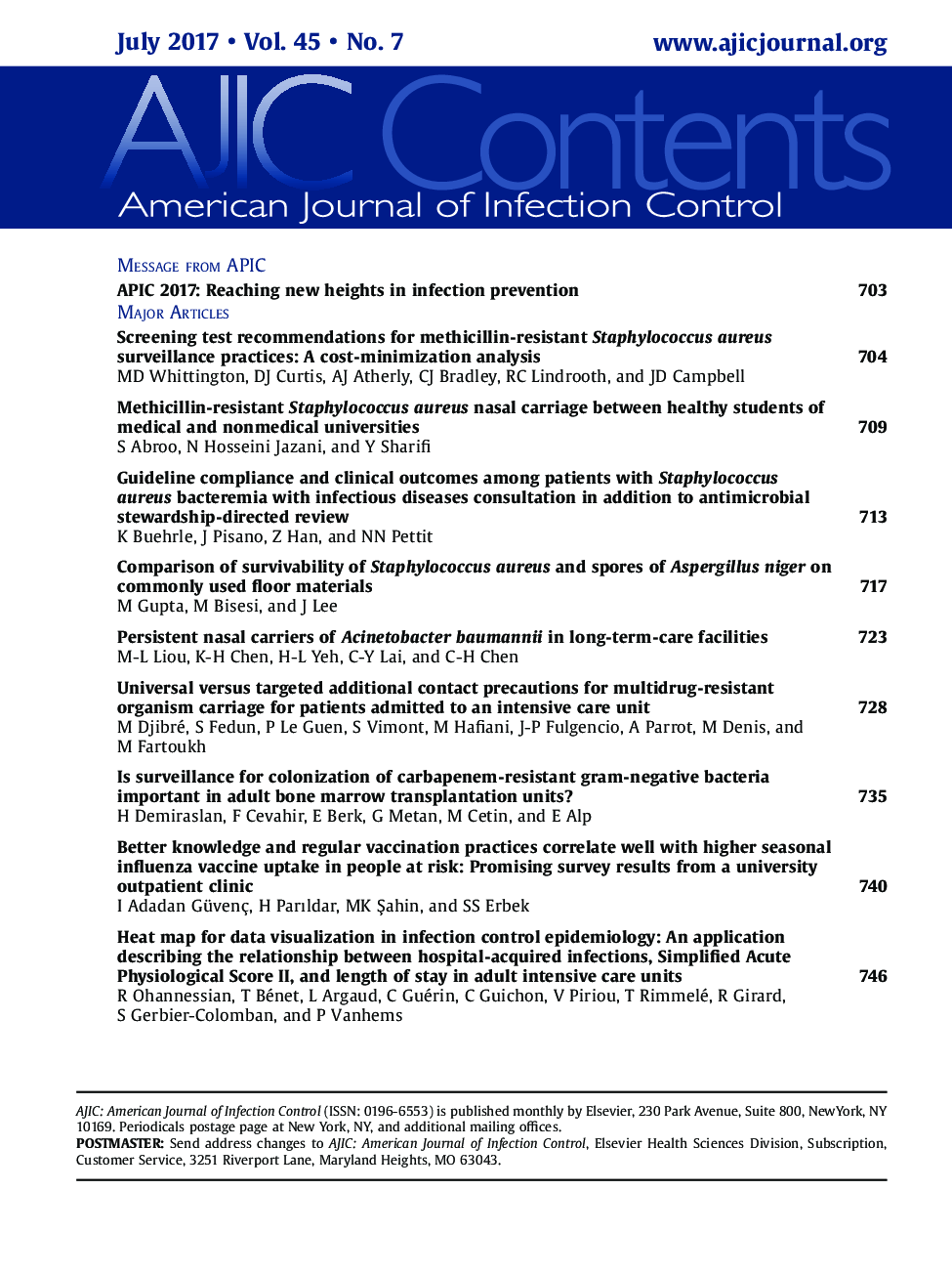 Table of Contents