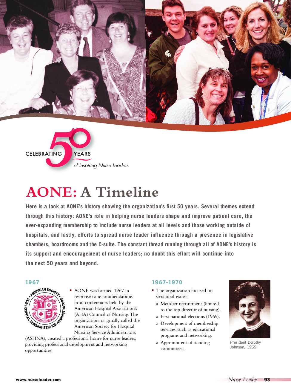 AONE: A Timeline