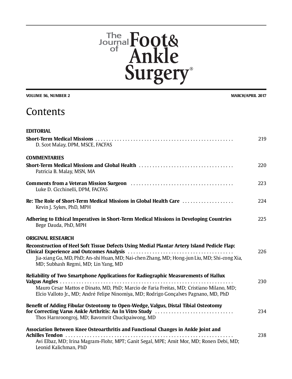 Table of Contents