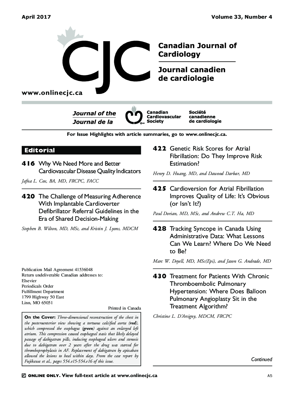 Table of Contents