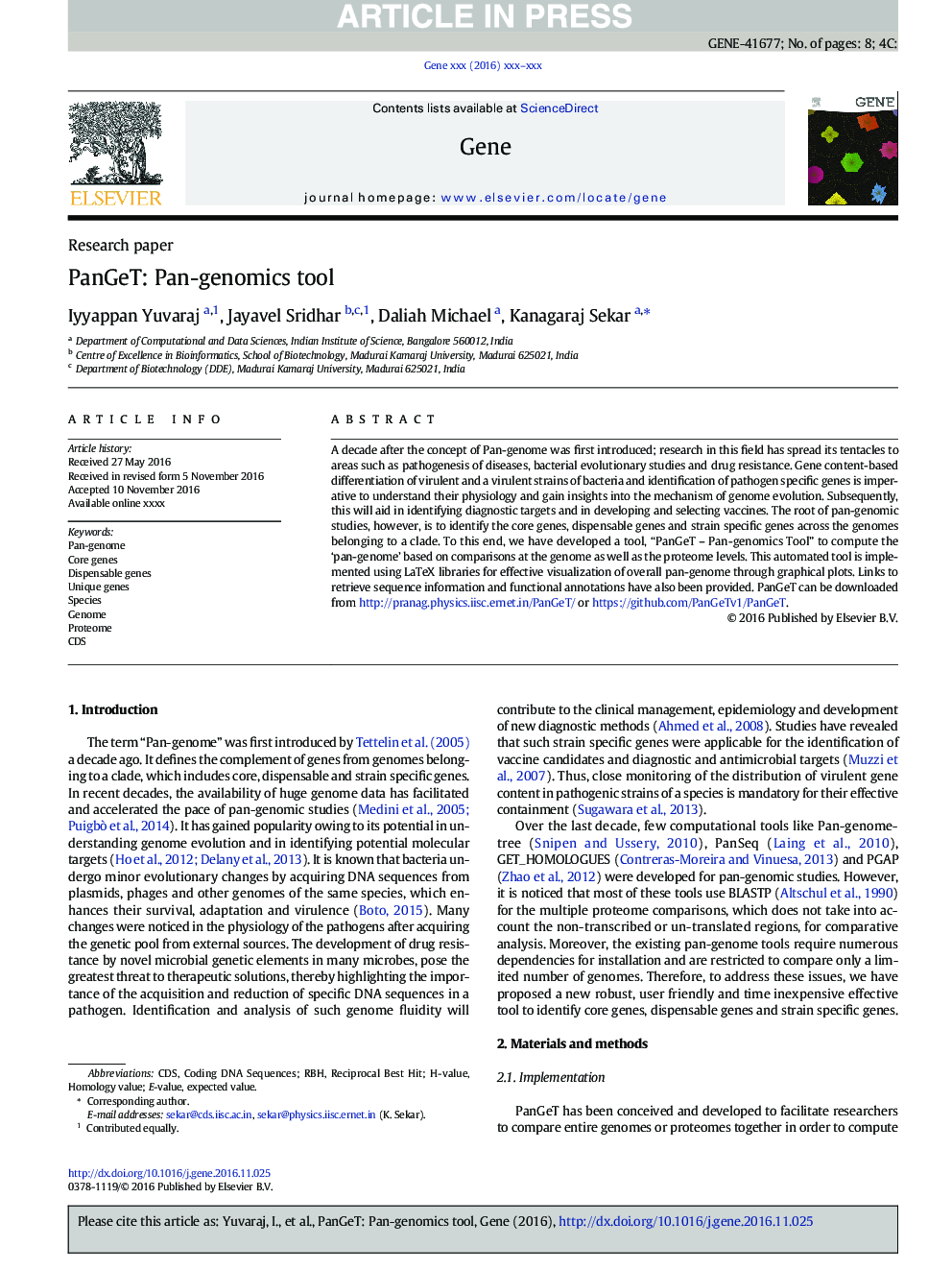 PanGeT: Pan-genomics tool