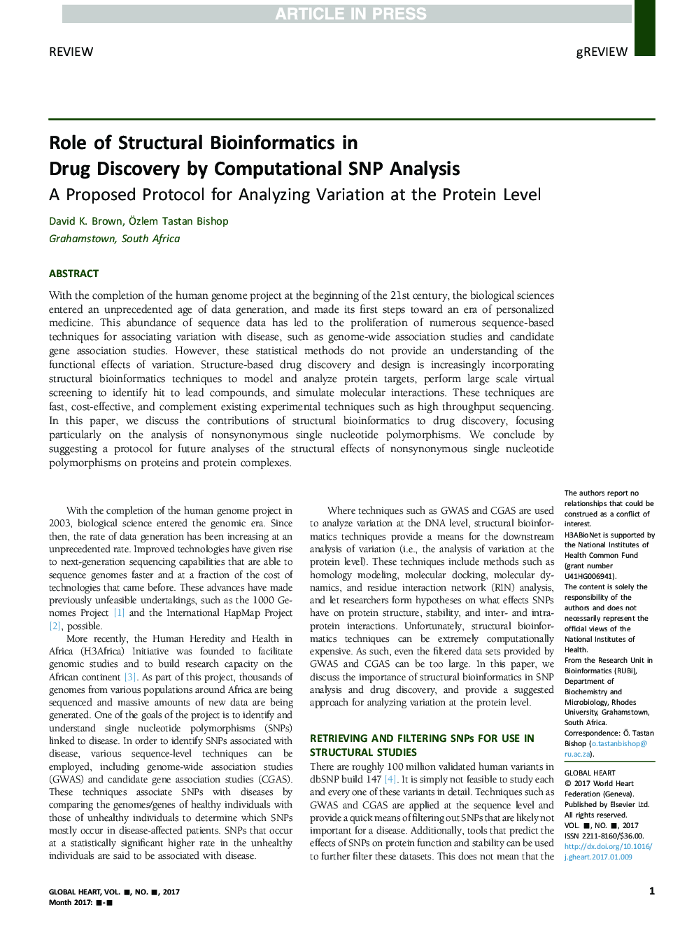 Role of Structural Bioinformatics in Drug Discovery by Computational SNP Analysis