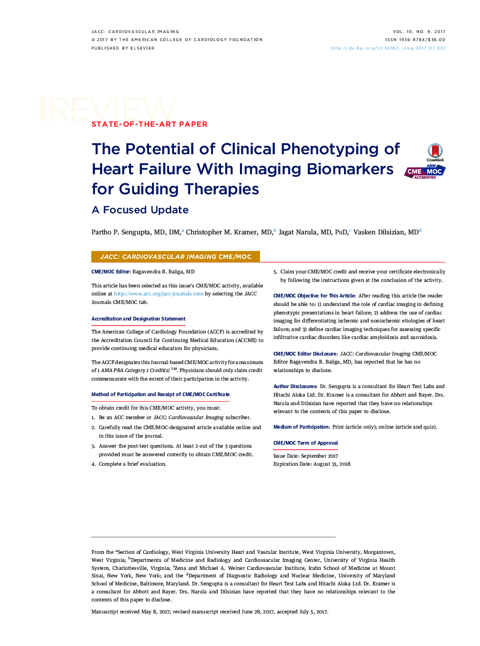 The Potential of Clinical Phenotyping of HeartÂ Failure With Imaging Biomarkers forÂ GuidingÂ Therapies