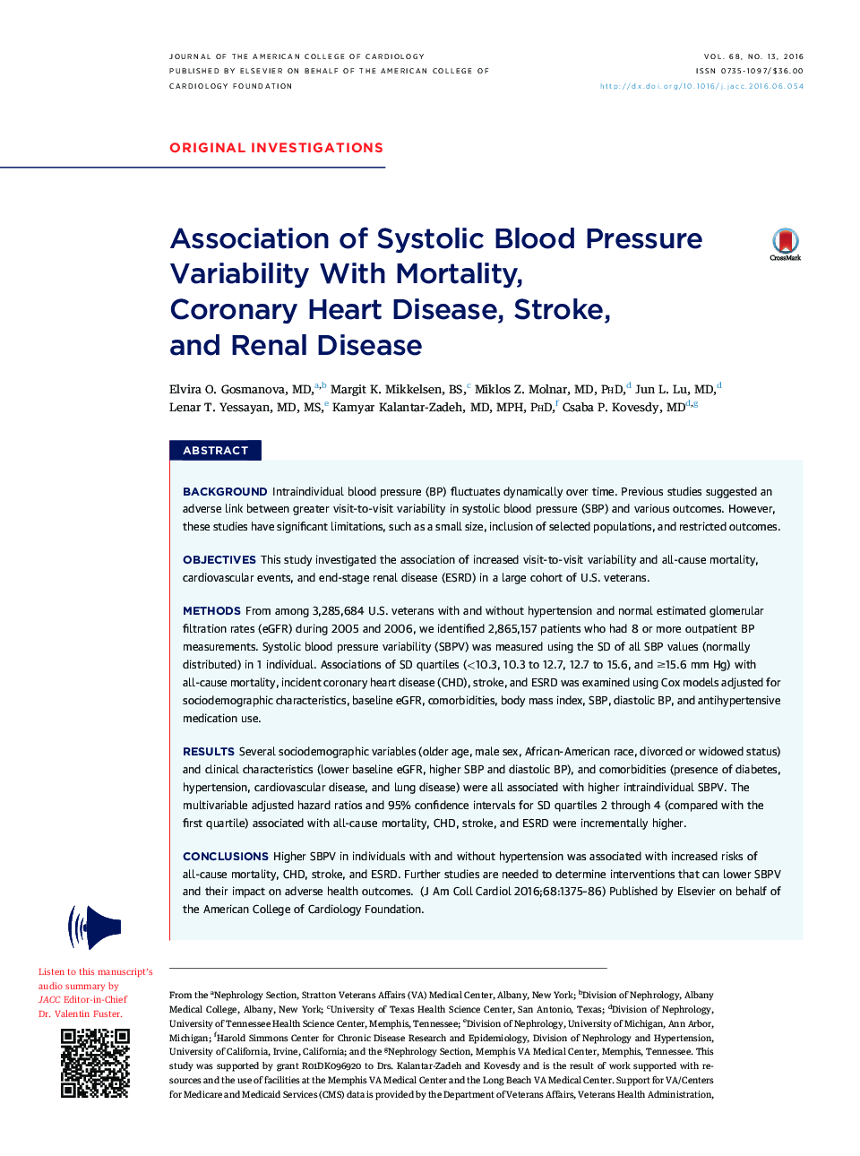 انجمن تغییرات فشار خون سیستولیک با مرگ و میر، بیماری عروق کرونر، سکته مغزی، و بیماری ریوی 