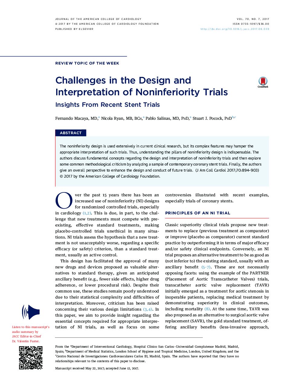 Challenges in the Design and InterpretationÂ of Noninferiority Trials