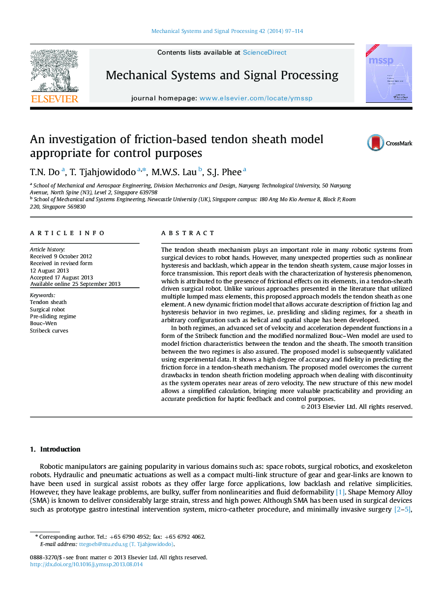 An investigation of friction-based tendon sheath model appropriate for control purposes