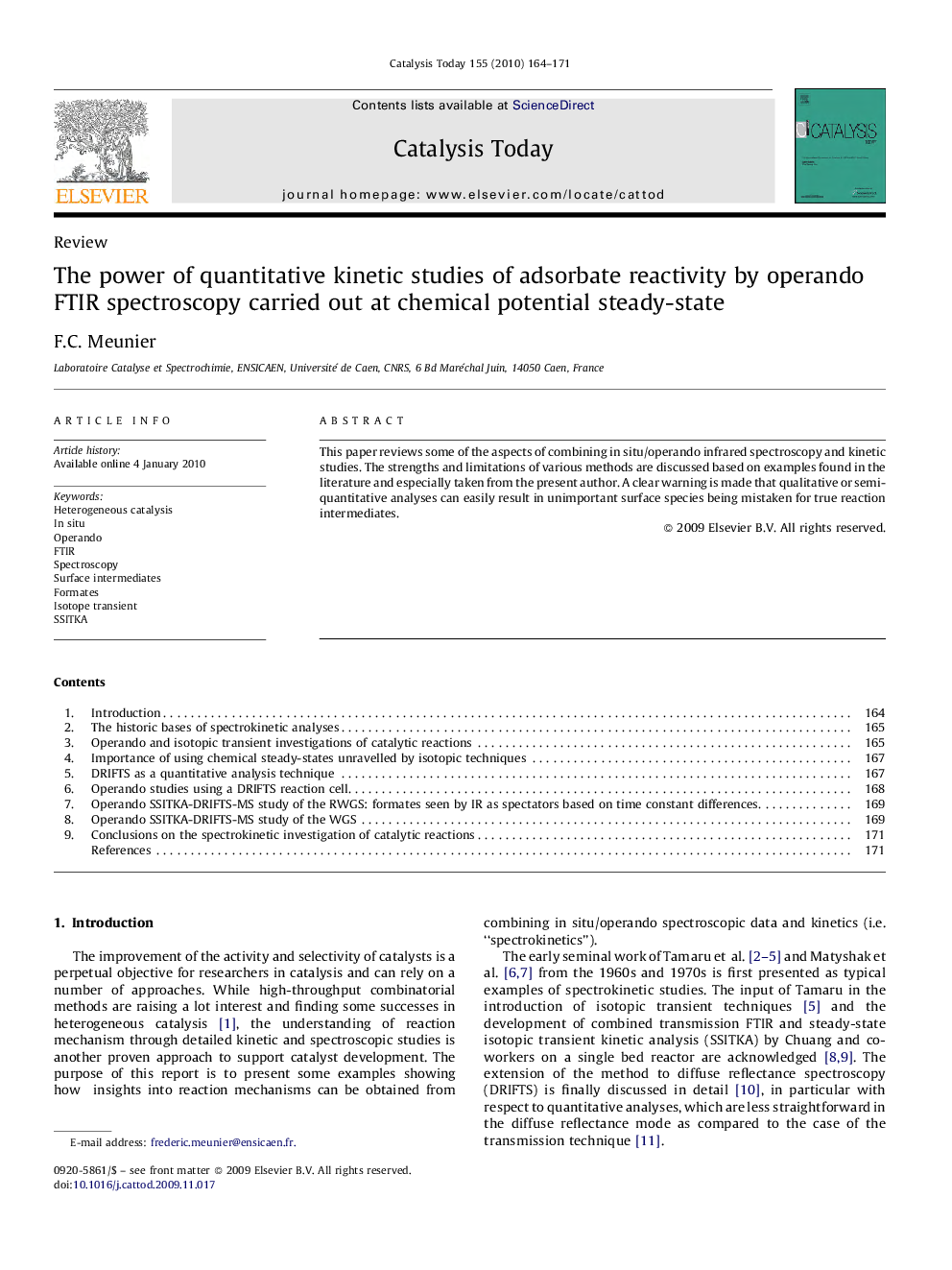 The power of quantitative kinetic studies of adsorbate reactivity by operando FTIR spectroscopy carried out at chemical potential steady-state