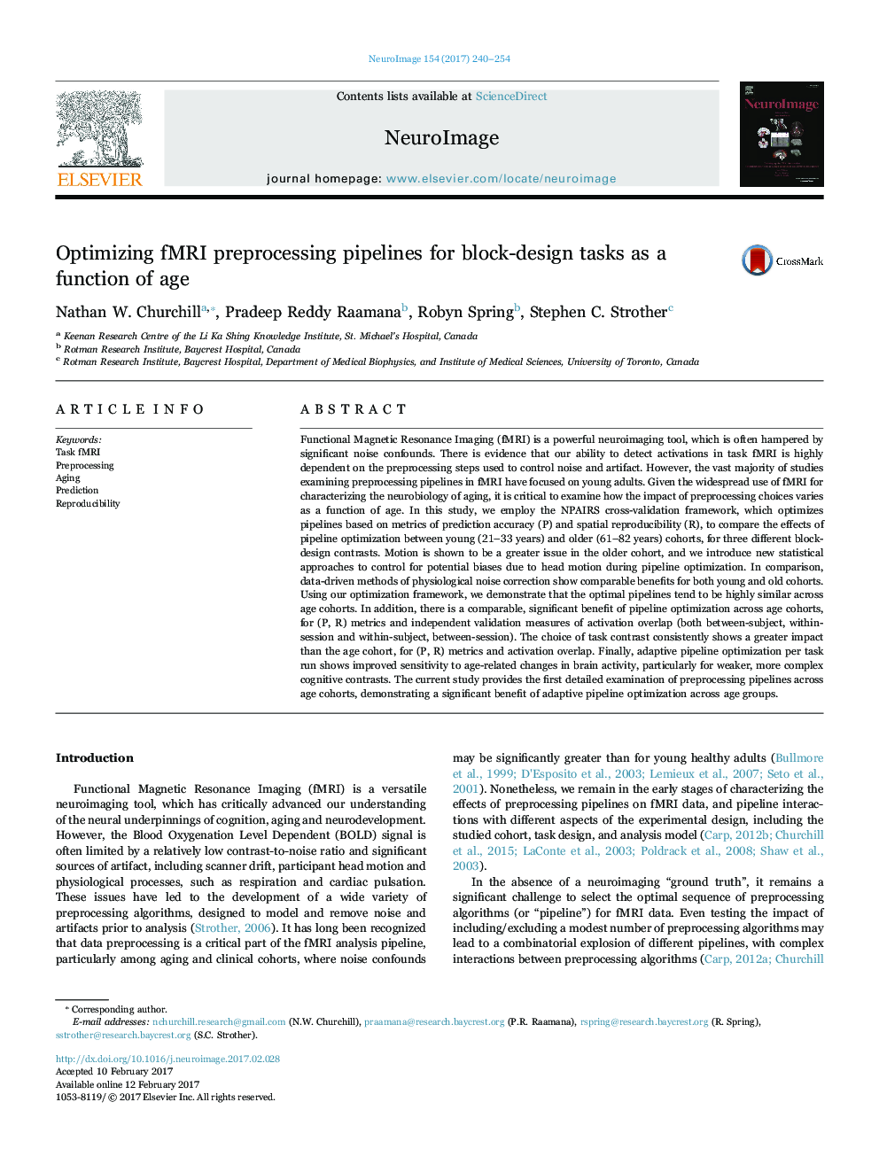 Optimizing fMRI preprocessing pipelines for block-design tasks as a function of age