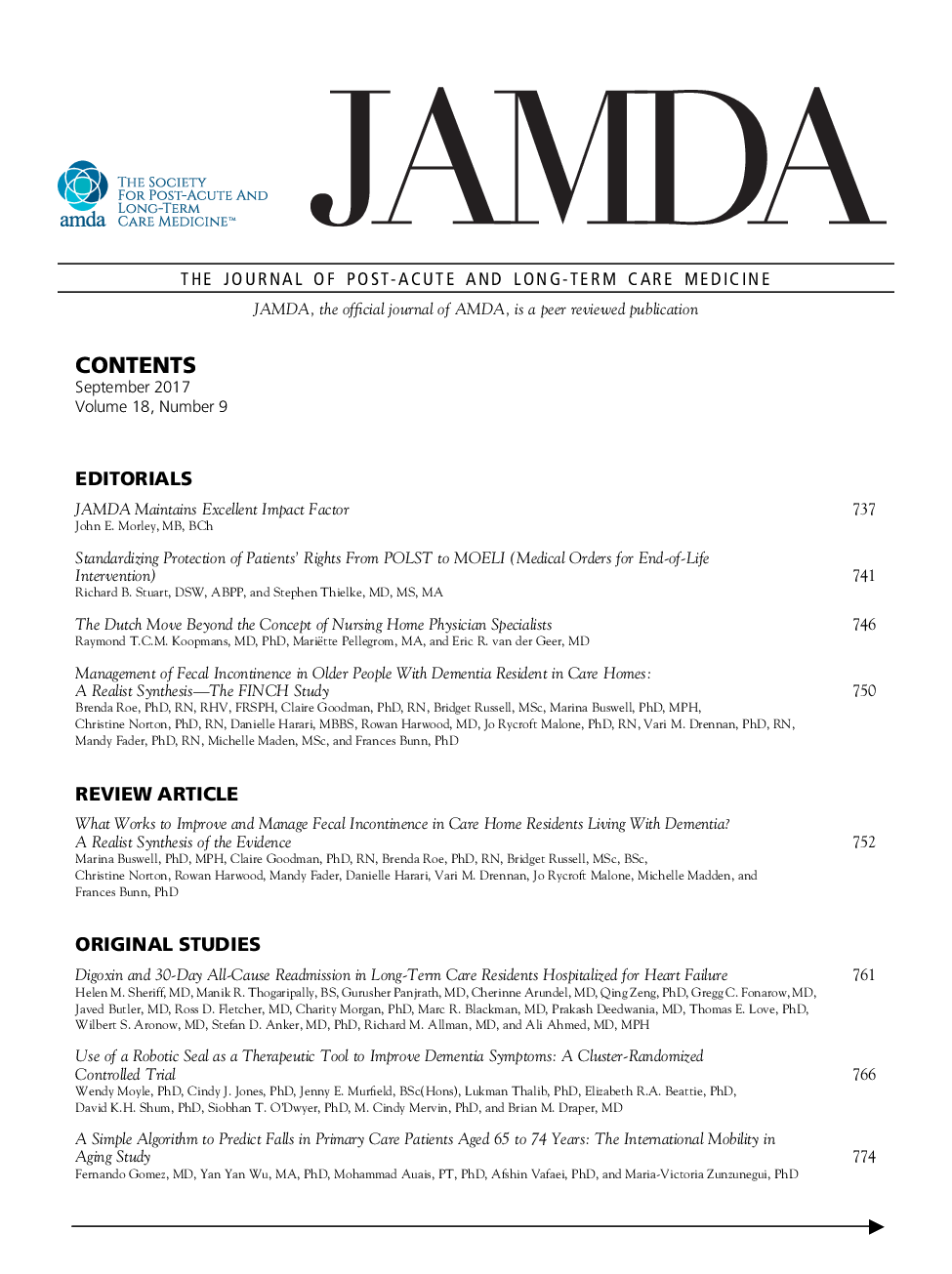 عکس صفحه اول مقاله: Table of Contents Table of Contents