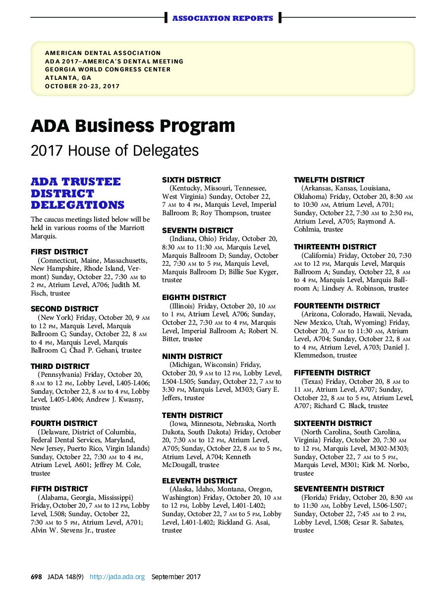 ADA Business Program