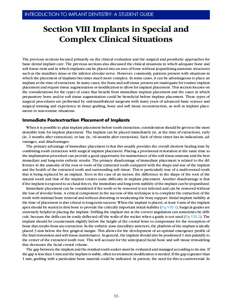 Section VIII Implants in Special and Complex Clinical Situations