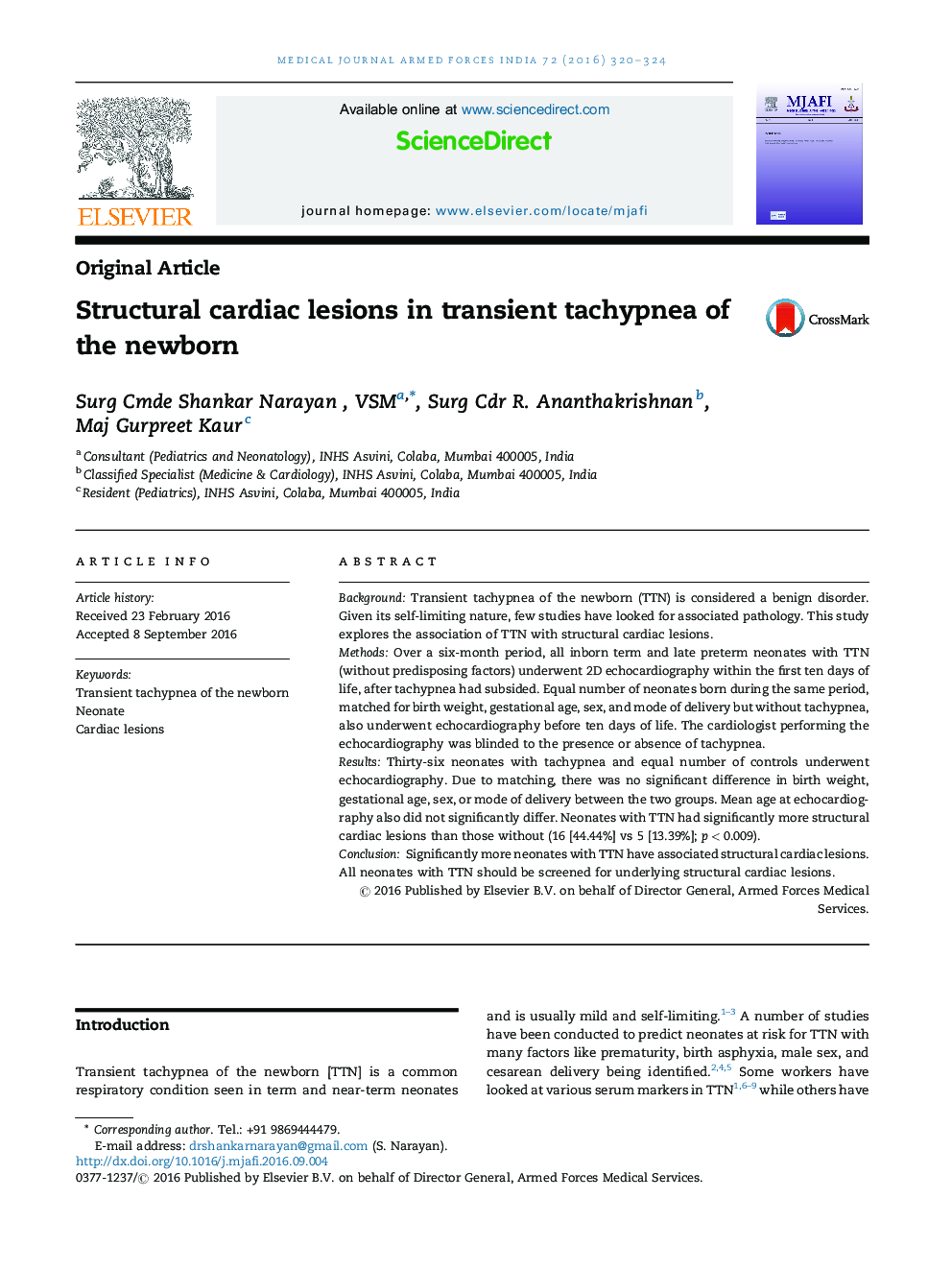 Structural cardiac lesions in transient tachypnea of the newborn