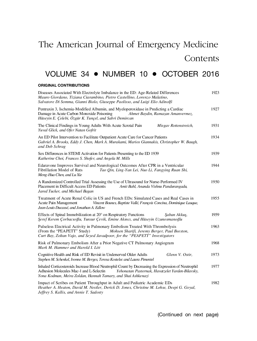 عکس صفحه اول مقاله: Table of Contents Table of Contents