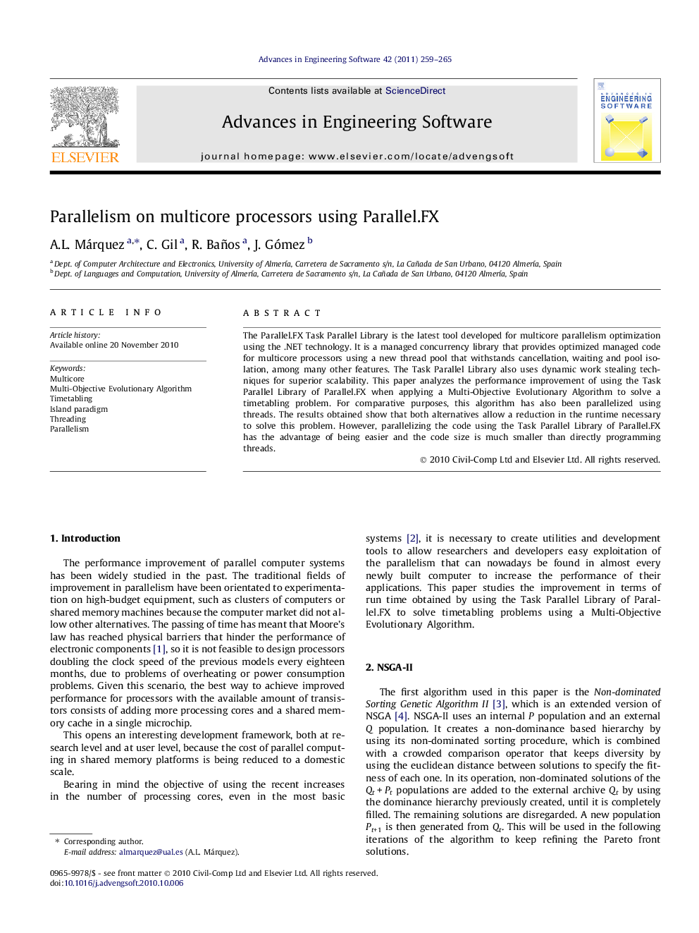 Parallelism on multicore processors using Parallel.FX