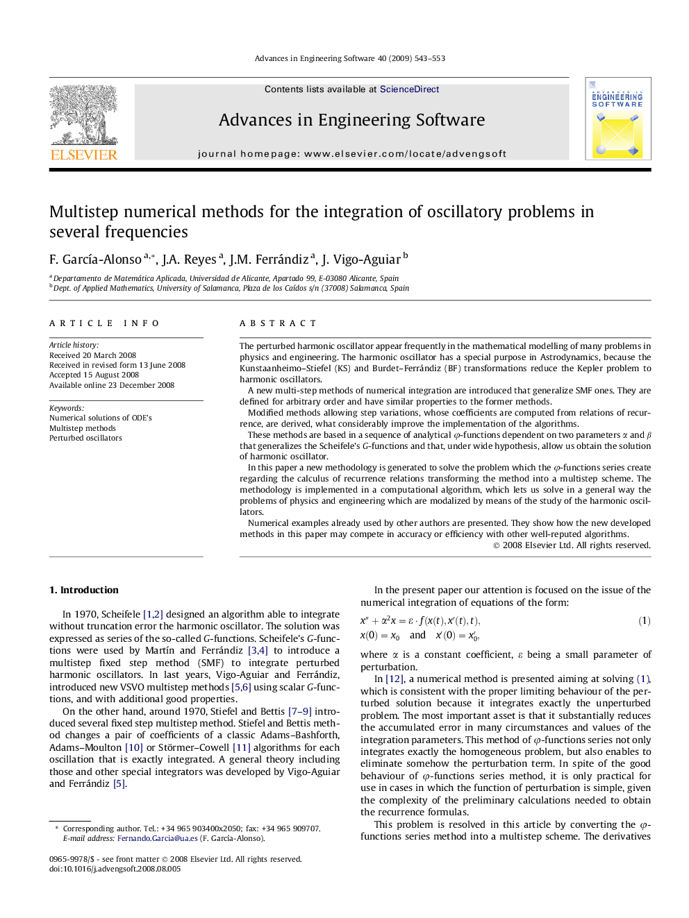 Multistep numerical methods for the integration of oscillatory problems in several frequencies