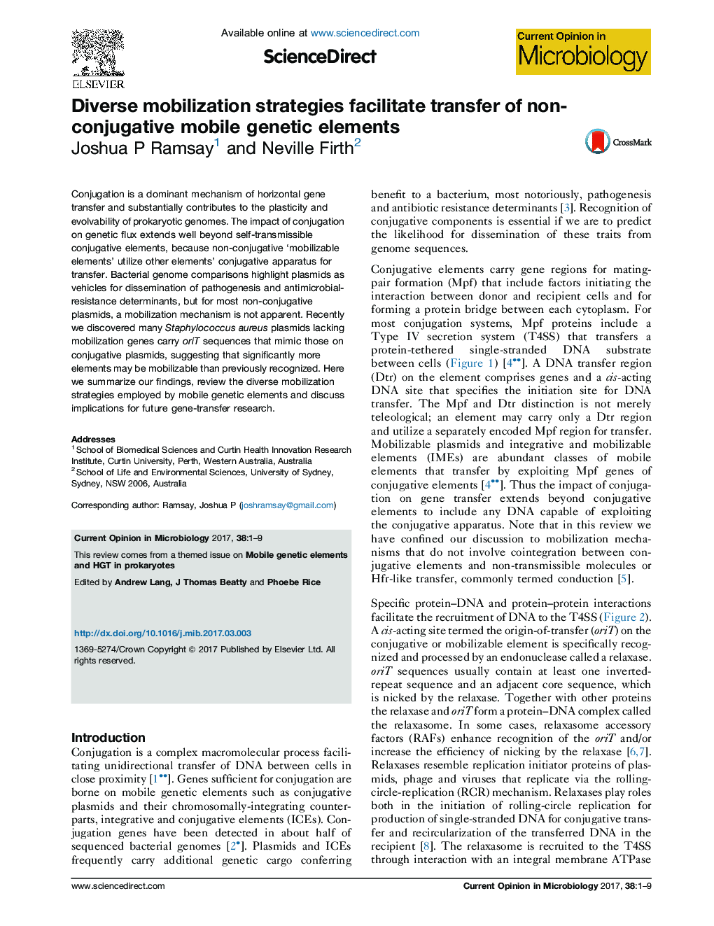 Diverse mobilization strategies facilitate transfer of non-conjugative mobile genetic elements