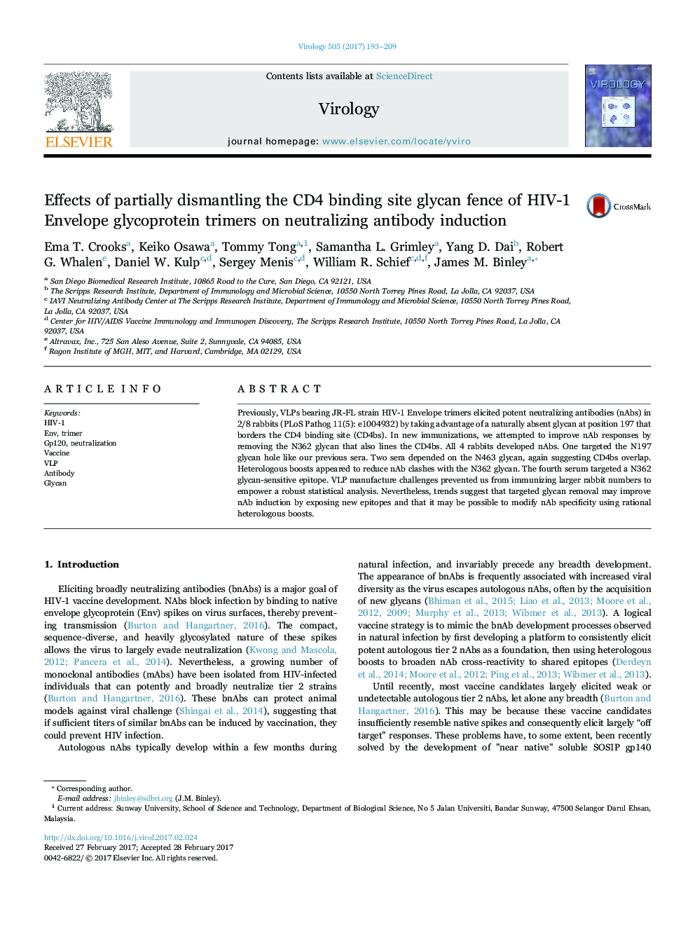 Effects of partially dismantling the CD4 binding site glycan fence of HIV-1 Envelope glycoprotein trimers on neutralizing antibody induction