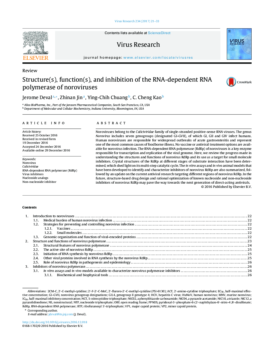 Structure(s), function(s), and inhibition of the RNA-dependent RNA polymerase of noroviruses