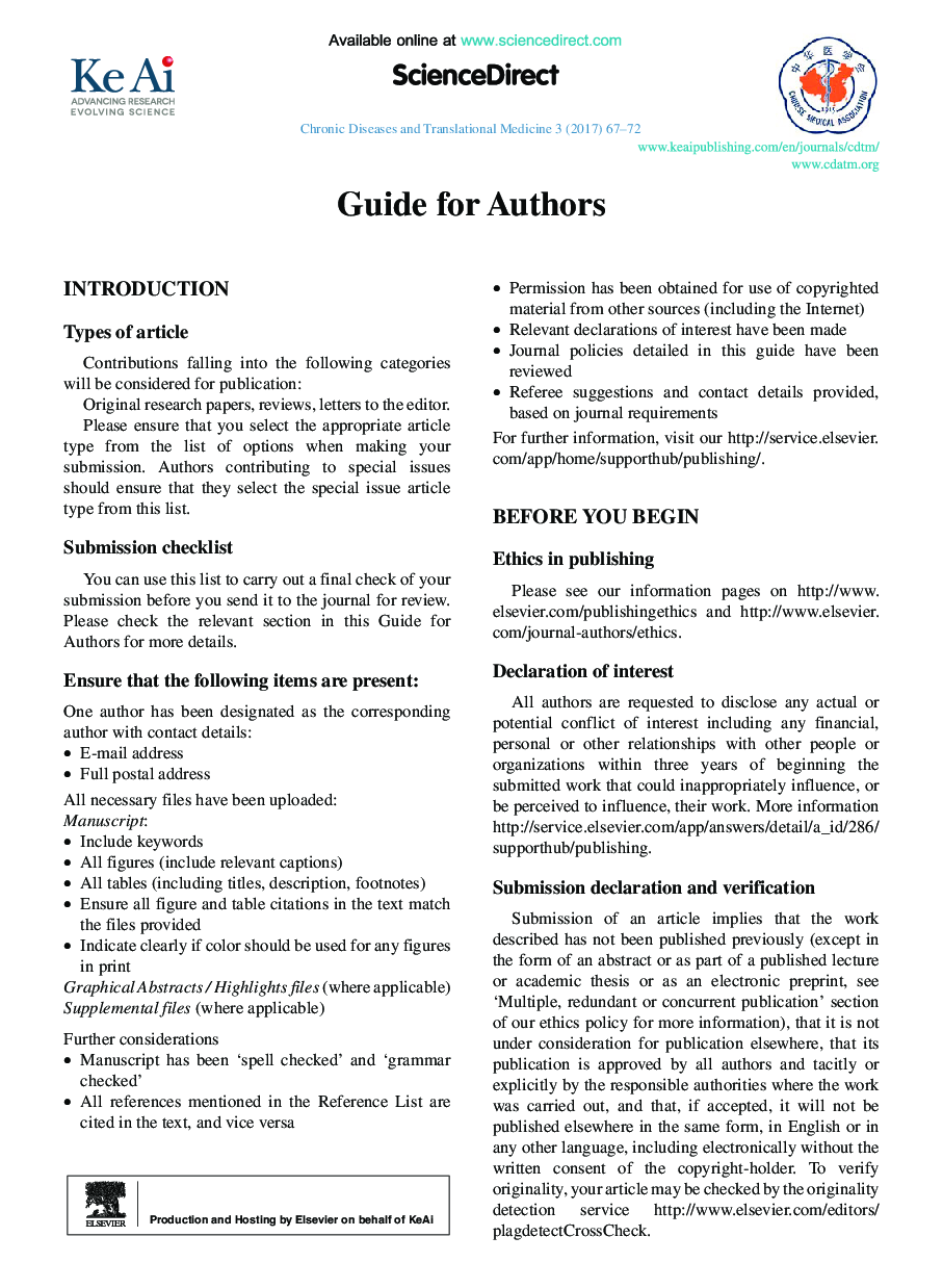 Guide for Authors