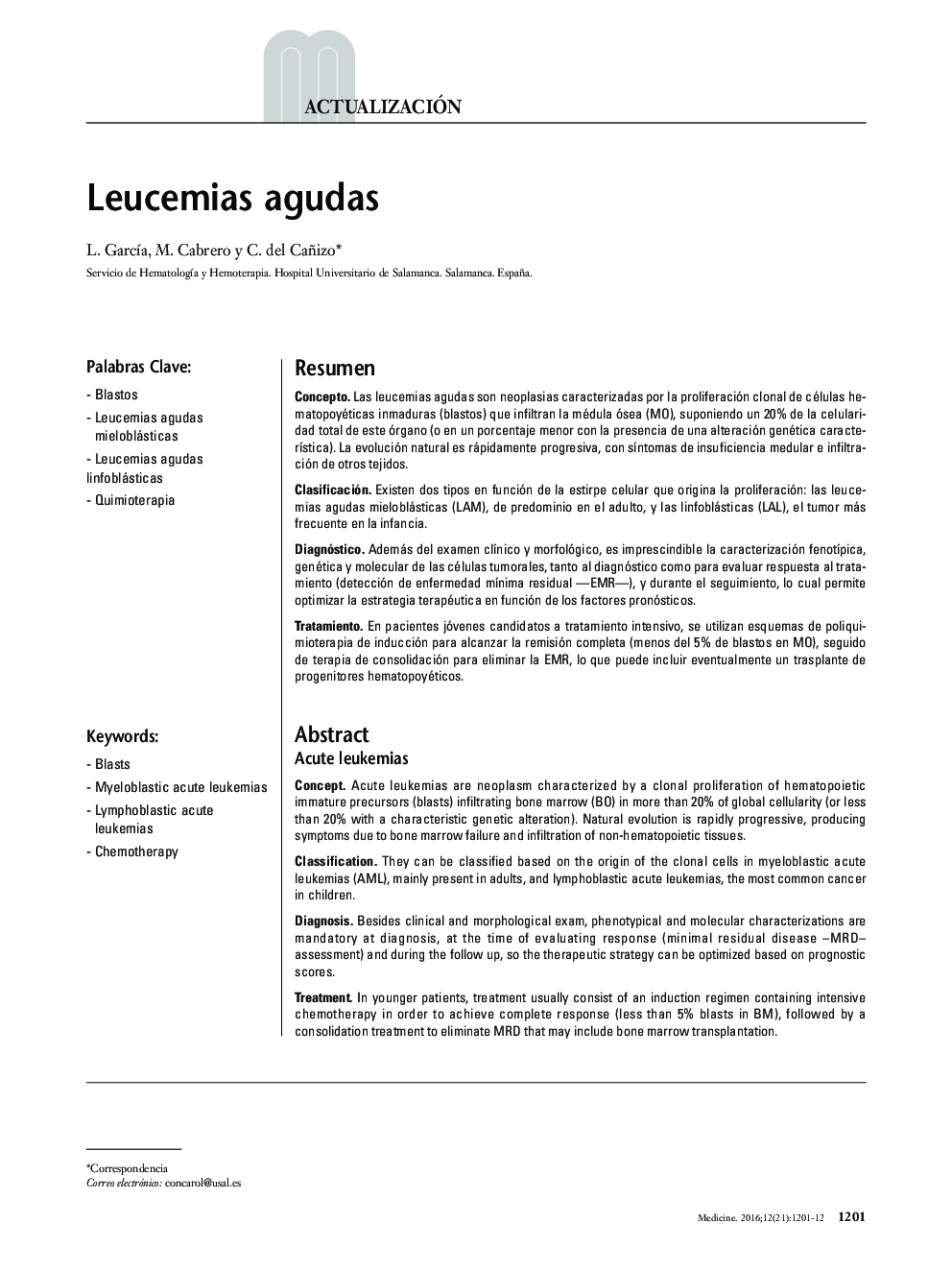 Leucemias agudas