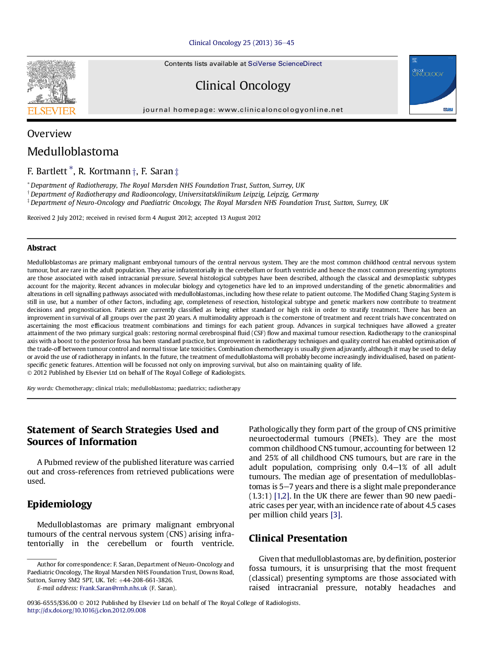 Medulloblastoma