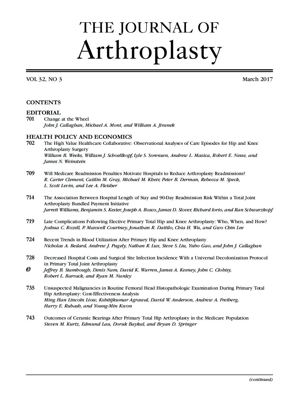 Table of Contents