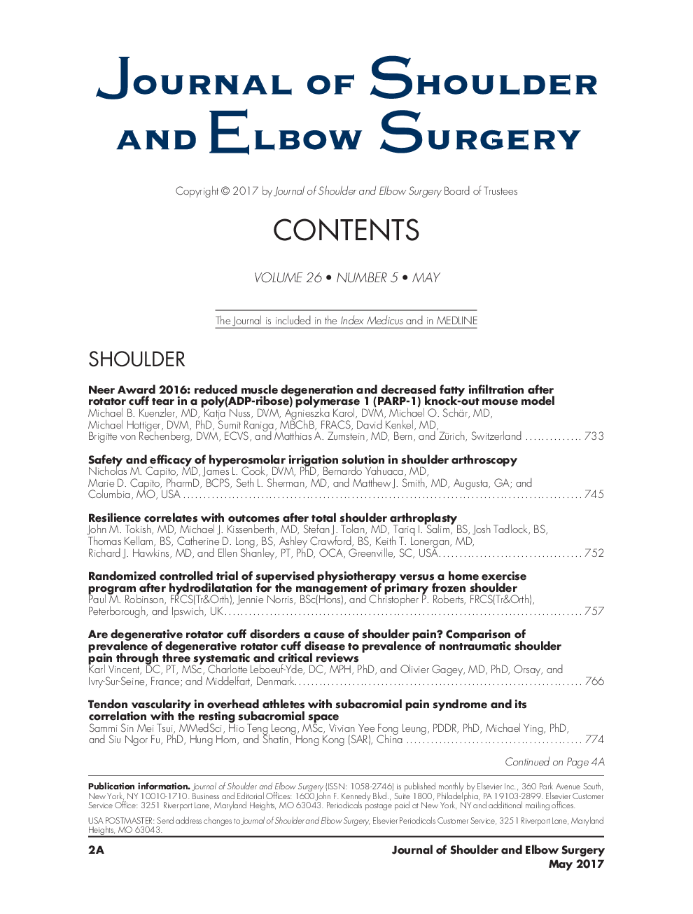 Table of Contents