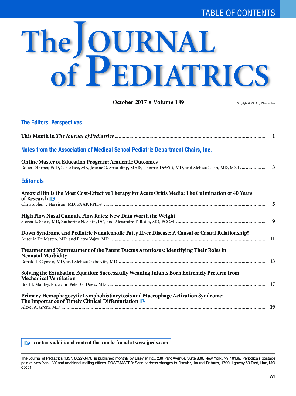 Table of Contents