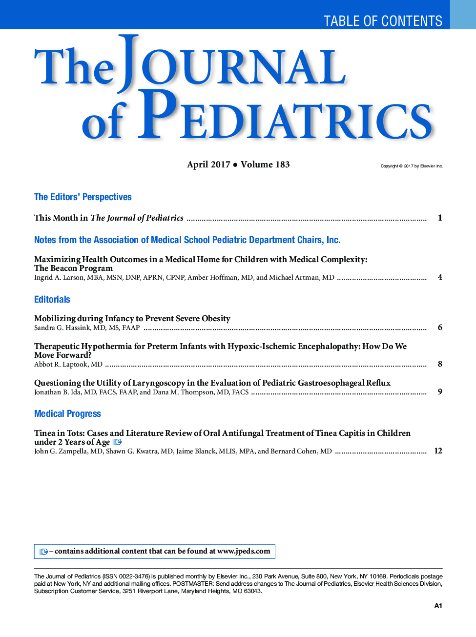 Table of Contents