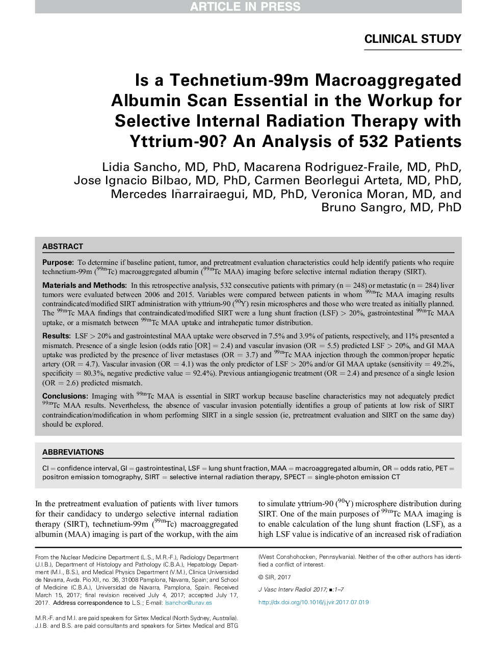 Is a Technetium-99m Macroaggregated Albumin Scan Essential in the Workup for Selective Internal Radiation Therapy with Yttrium-90? An Analysis of 532 Patients