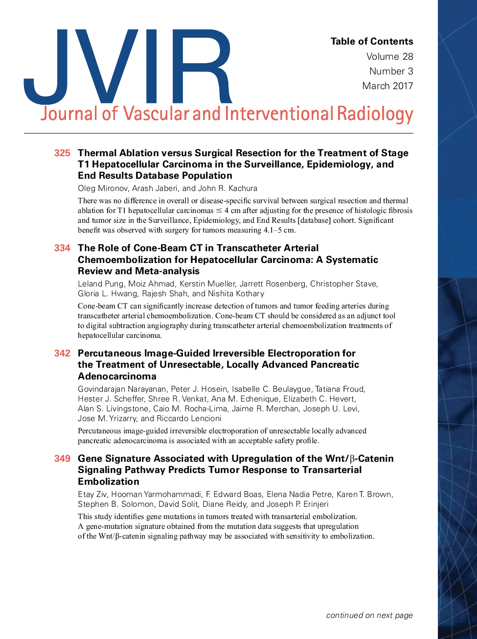 Table of Contents