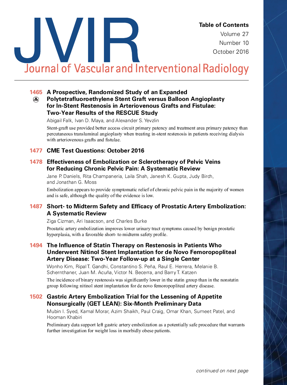 Table of Contents