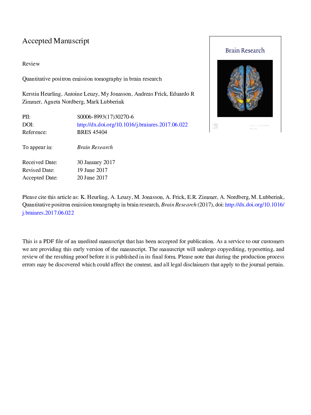 توموگرافی انتشارات مثبت در تحقیقات مغزی 