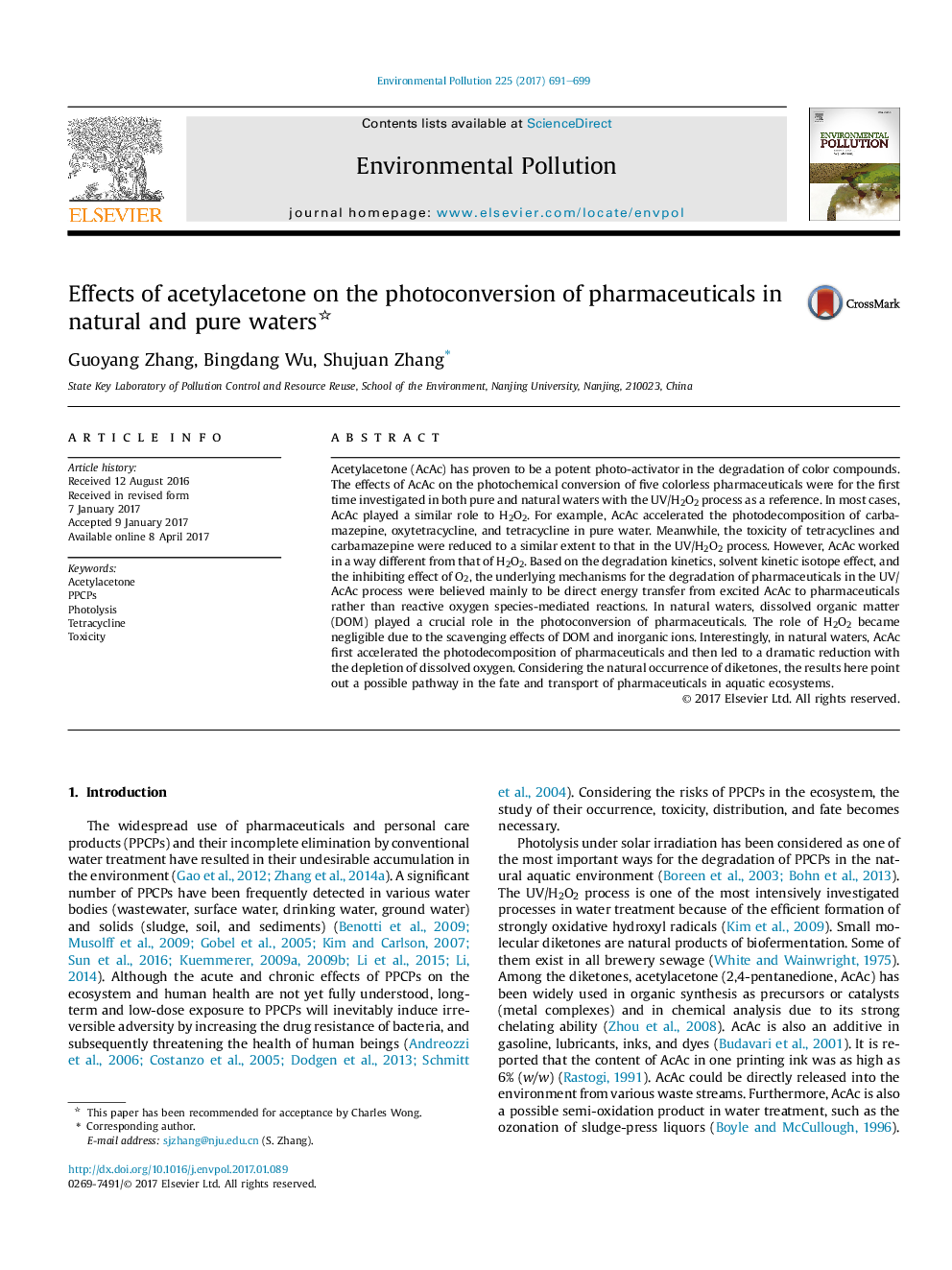 Effects of acetylacetone on the photoconversion of pharmaceuticals in natural and pure waters