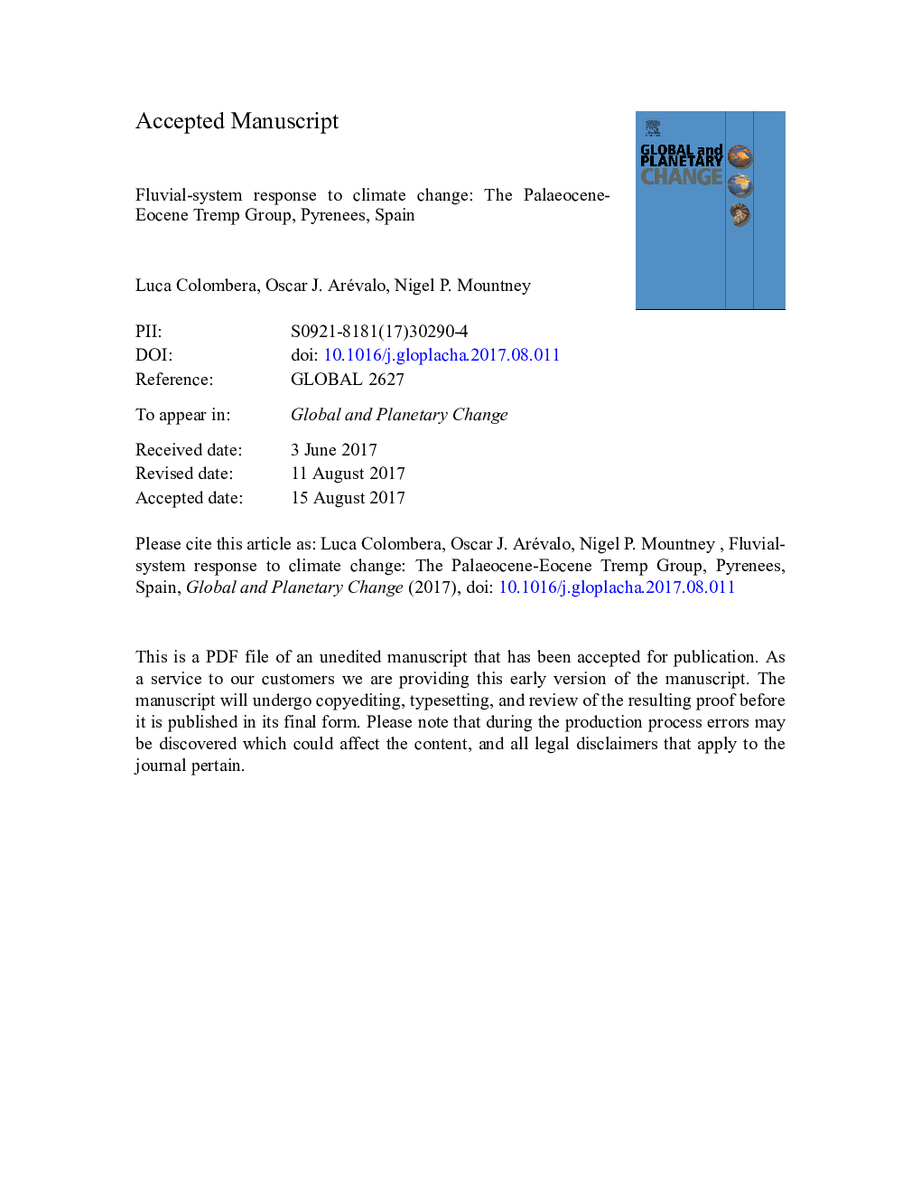 Fluvial-system response to climate change: The Paleocene-Eocene Tremp Group, Pyrenees, Spain