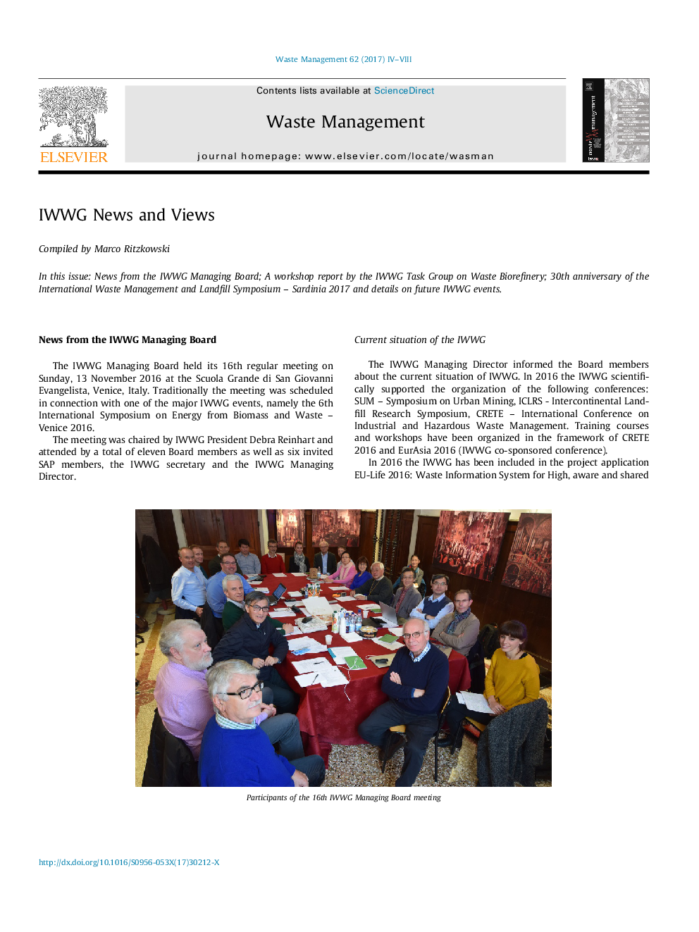 IWWG News & Views