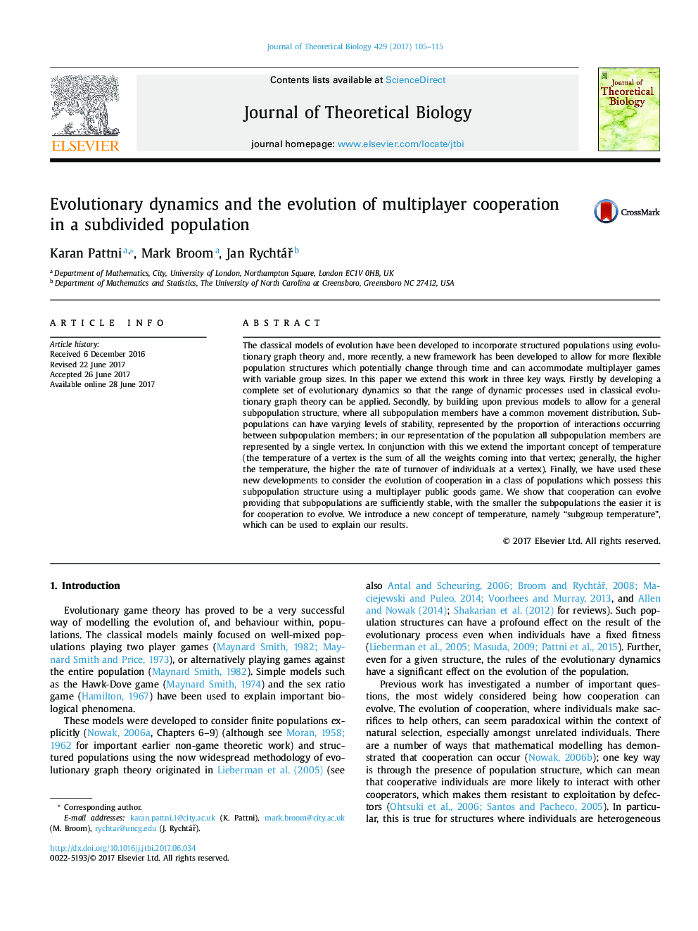 Evolutionary dynamics and the evolution of multiplayer cooperation in a subdivided population