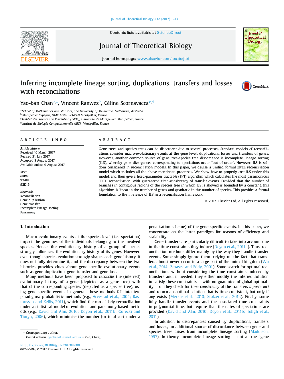 Inferring incomplete lineage sorting, duplications, transfers and losses with reconciliations