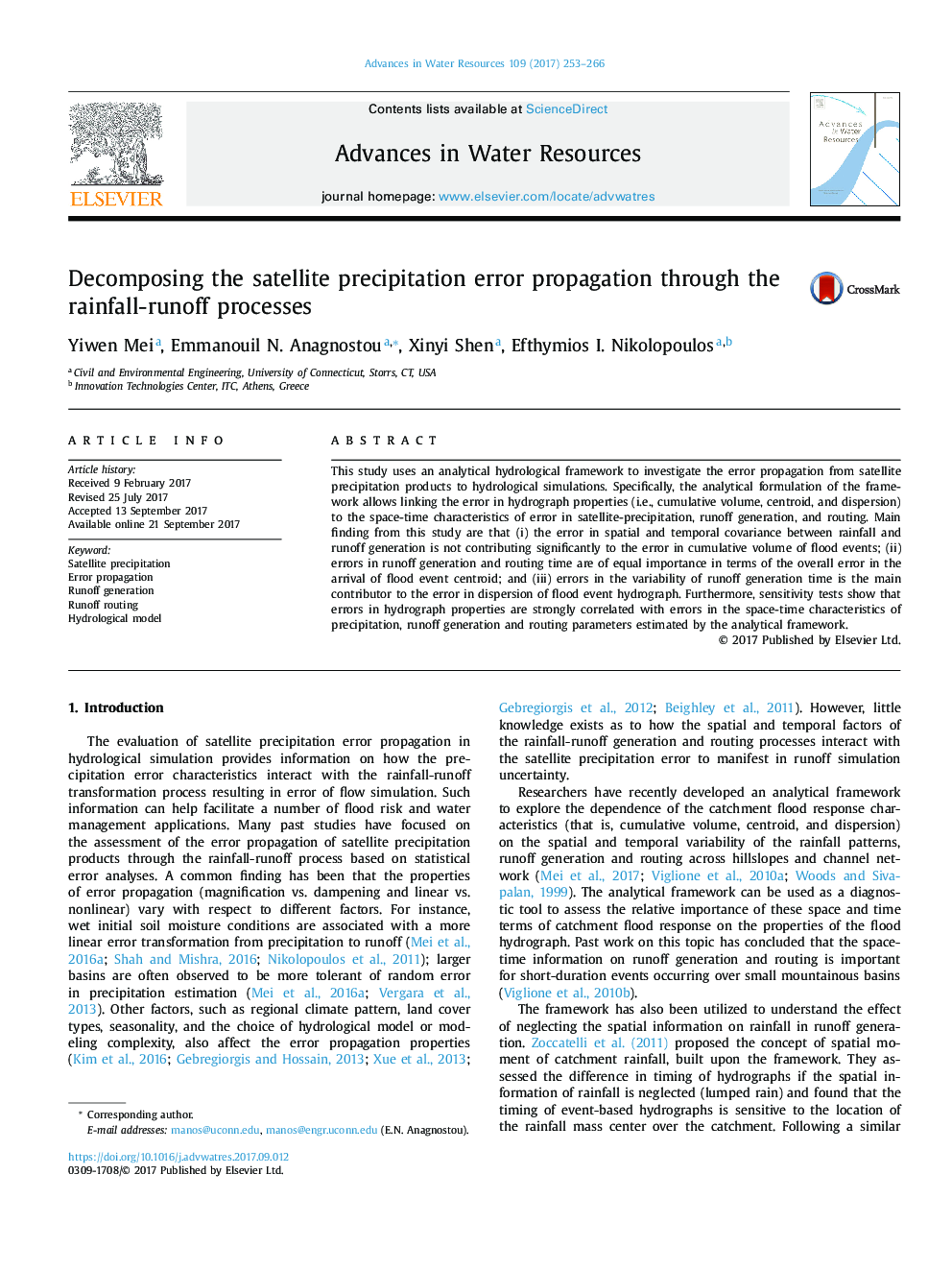 Decomposing the satellite precipitation error propagation through the rainfall-runoff processes