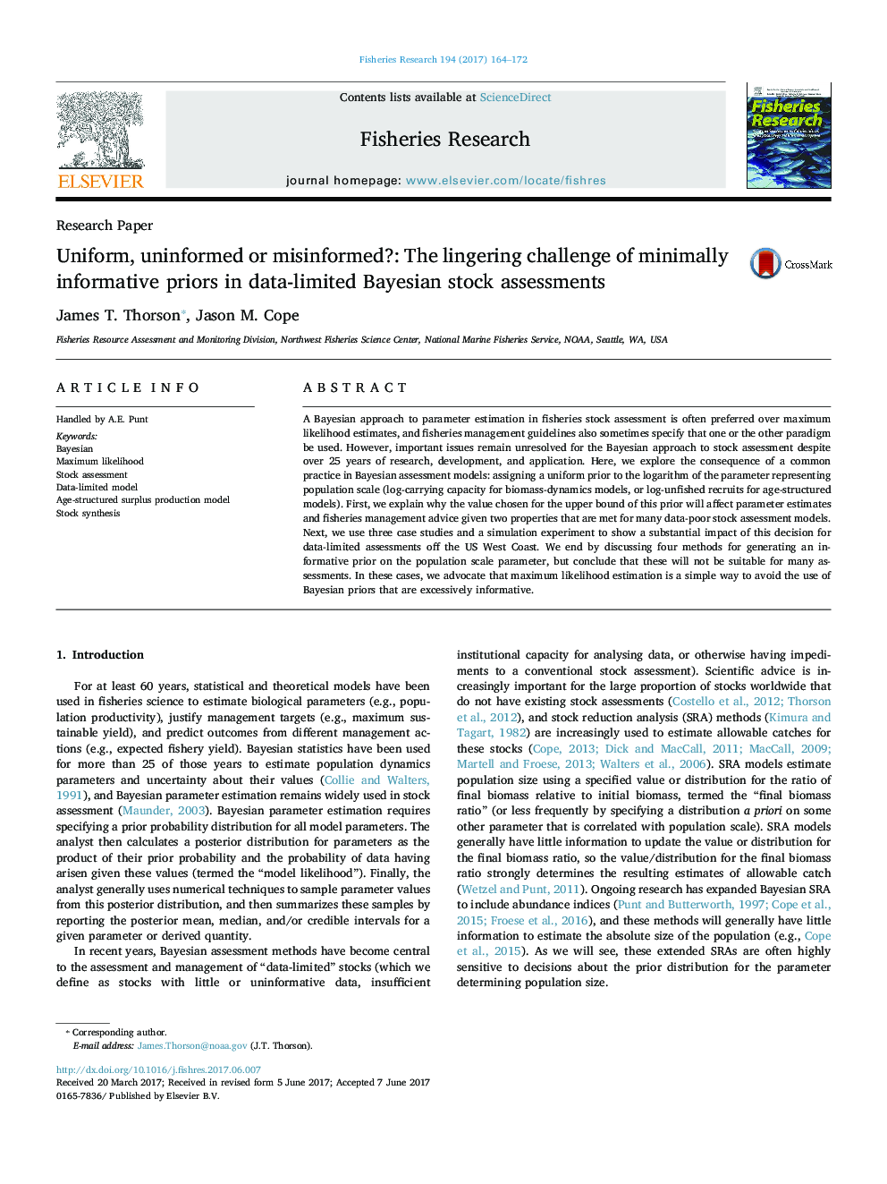 Uniform, uninformed or misinformed?: The lingering challenge of minimally informative priors in data-limited Bayesian stock assessments