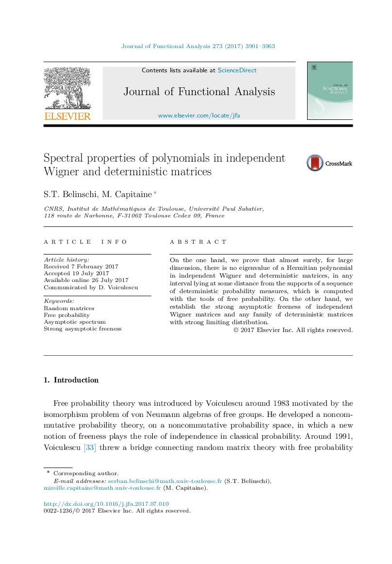 Spectral properties of polynomials in independent Wigner and deterministic matrices