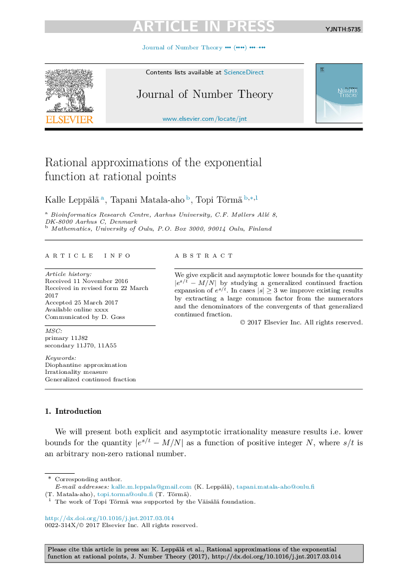 Rational approximations of the exponential function at rational points